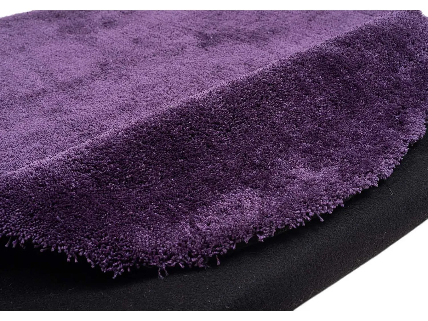 Outlet Alfombra Shaggy tejida a mano 80x120 cm Morado Cozy Violeta