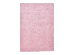 Alfombra Shaggy tejida a mano 85x155 cm Rosa Cozy