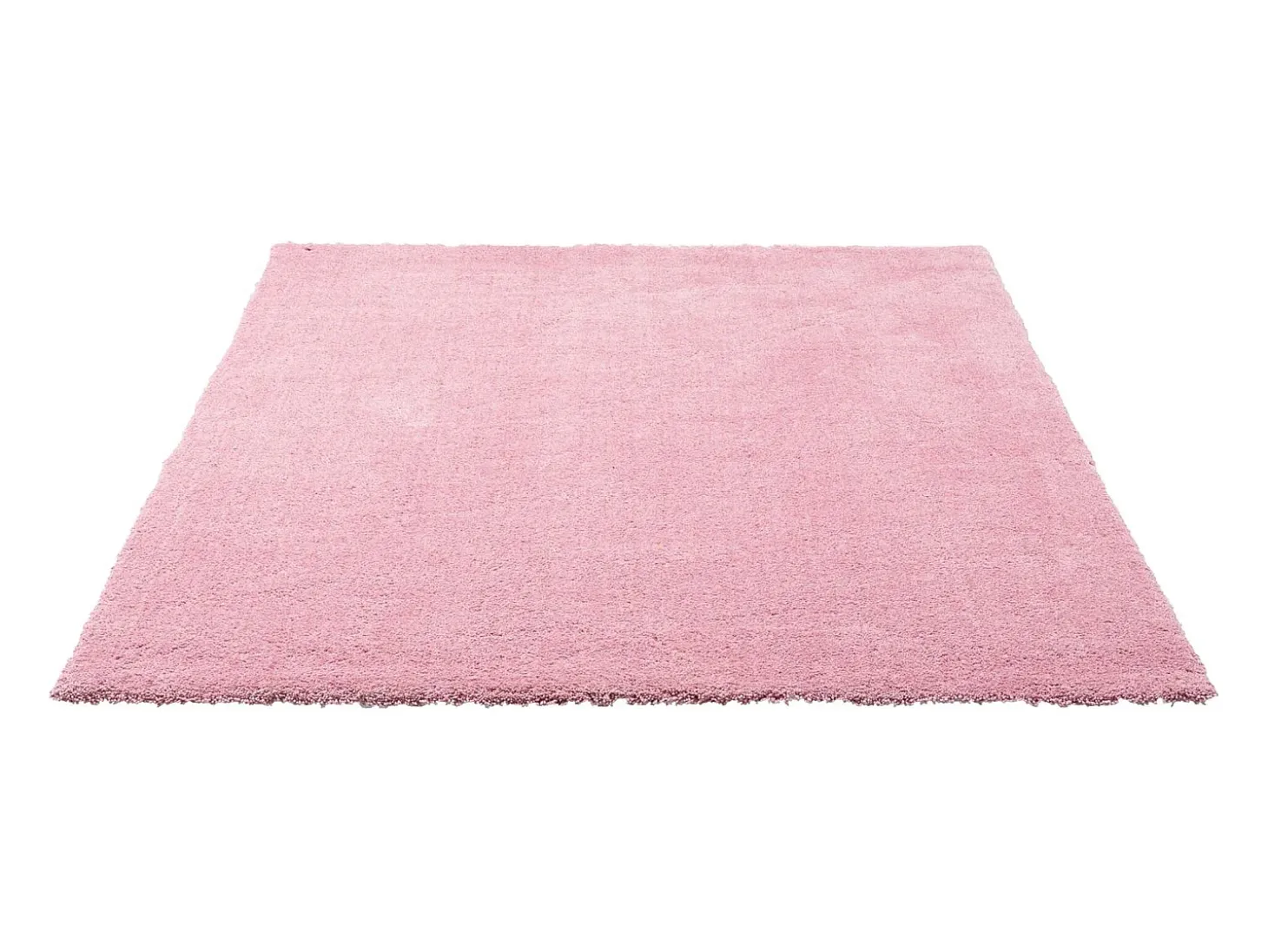 Alfombra Shaggy tejida a mano 85x155 cm Rosa Cozy