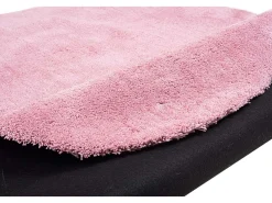 Alfombra Shaggy tejida a mano 135x200 cm Rosa Cozy