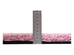 Alfombra Shaggy tejida a mano 135x200 cm Rosa Cozy