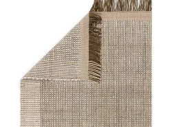 Alfombra tejida a mano, 100% lana - 120x170cm - verde, crema, blanco - Avalon