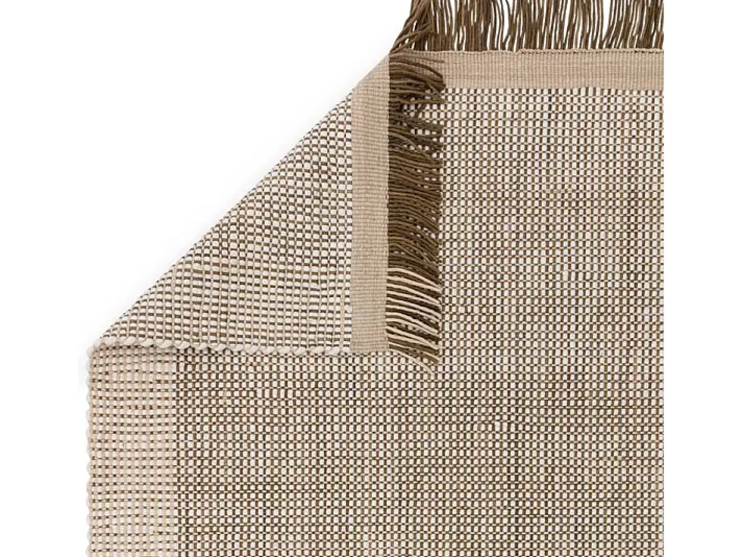 Alfombra tejida a mano, 100% lana - 120x170cm - verde, crema, blanco - Avalon