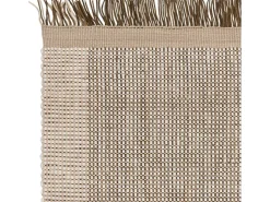 Alfombra tejida a mano, 100% lana - 120x170cm - verde, crema, blanco - Avalon
