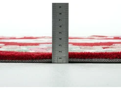 Alfombra De Salón^Alfombra tejida a mano con borde en diseño Aubusson 190x290 cm Ming Rojo