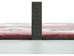 Alfombra tejida a mano con borde en diseño Aubusson 60x90 cm Rosa Ming