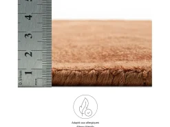 Alfombra tejida a mano de viscosa 170x240 cm Cobre Star