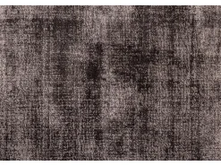 Alfombra tejida a mano de viscosa 190x190 cm Antracita Star Gris antracita