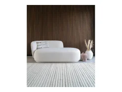 Clearance ebuy24 Alfombra tejida de marfil 200 x 300 cm Blanco