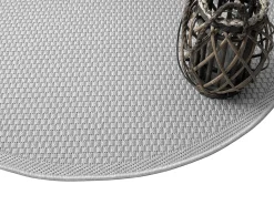 Online the carpet Alfombra Toulouse Exterior, Uni, , 120 cm, redondo Gris