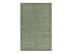 Clearance Alfombra UNI a rayas de viscosa y lana 120x180 cm Venus Verde