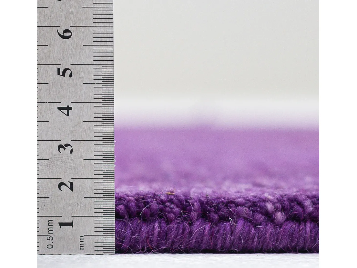 Alfombra UNI tejida a mano 140x200 cm Morado Holi