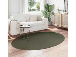 Alfombra De Cocina^Alfombra Bosque 140 x 200 cm Poliéster Verde