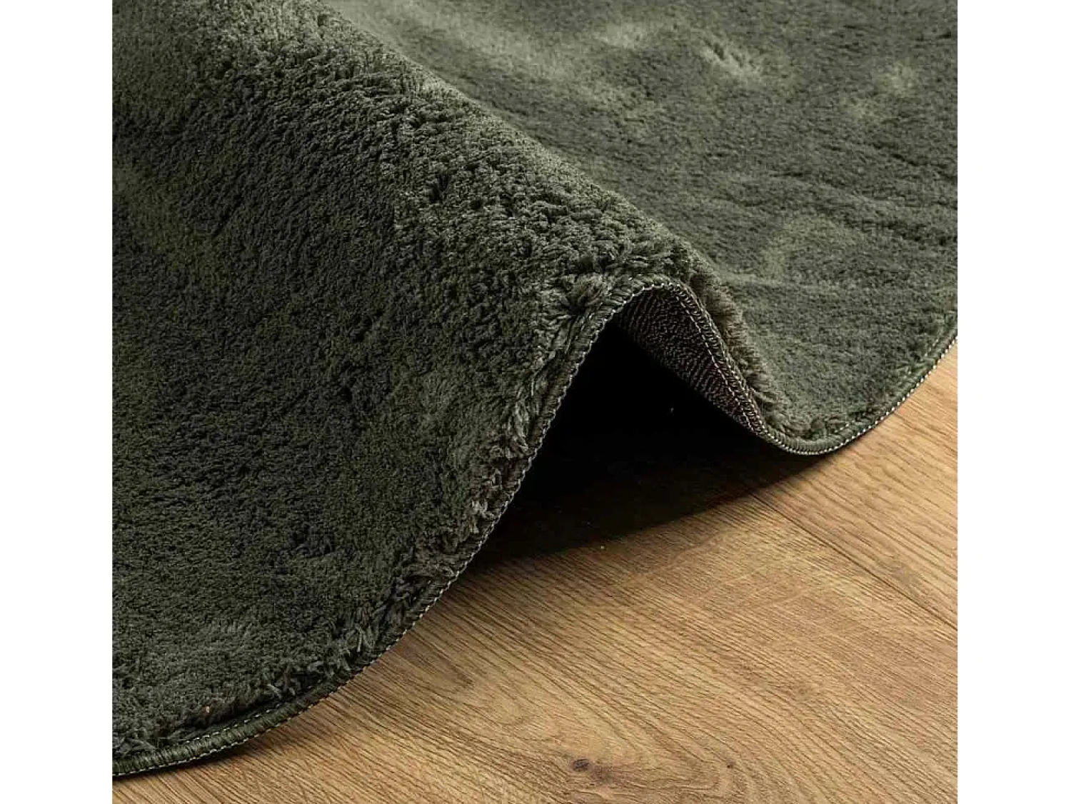 Alfombra De Cocina^Alfombra Bosque 140 x 200 cm Poliéster Verde