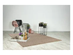Discount Meublorama Alfombra 150x80 cm – Diseño C103A color natural – Elegancia y suavidad para su interior Beige