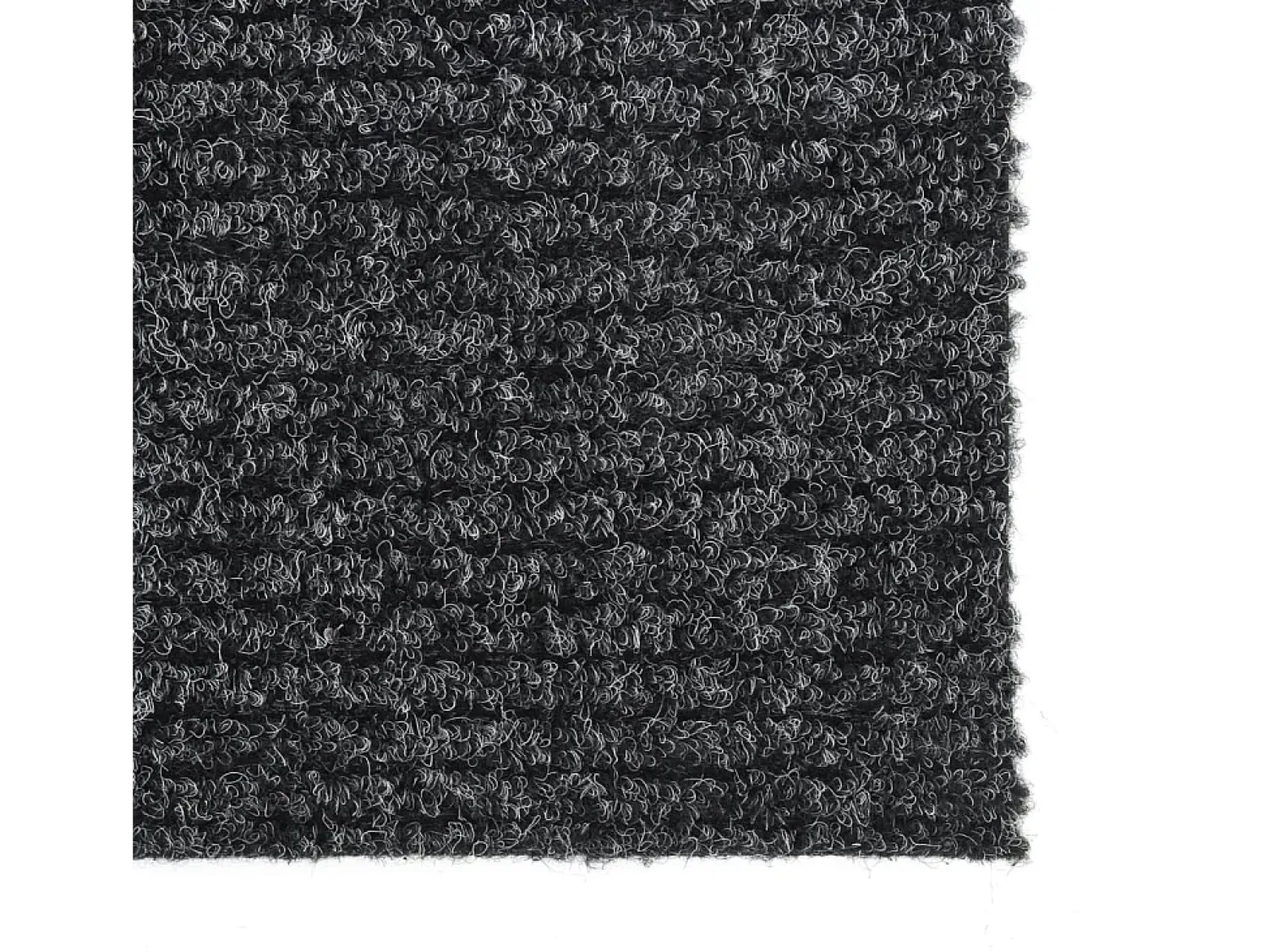 New Alfombra 100x500 cm Antracita Gris