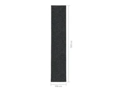 New Alfombra 100x500 cm Antracita Gris