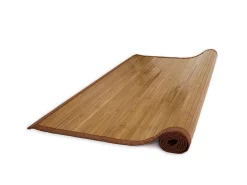 Alfombra 200x200 cm bambú marrón
