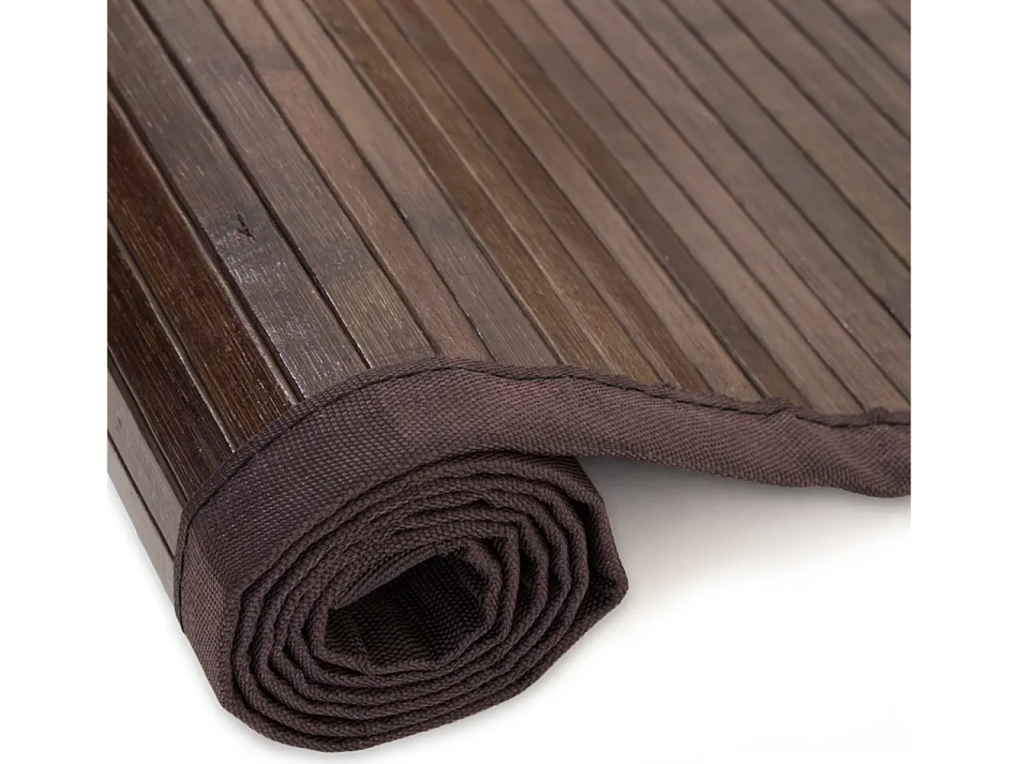 Alfombra 80x300 cm marrón oscuro