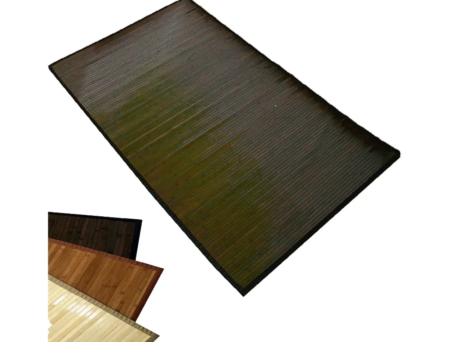 Alfombra 80x300 cm marrón oscuro