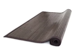 Alfombra 60x240 cm marrón oscuro