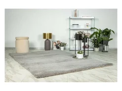 Alfombra 290x200cm, diseño D005M color plata - Confort y elegancia para su interior.