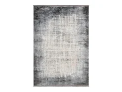 New Meublorama Alfombra 330x240cm, diseño E109E color plata - Confort y elegancia para su interior Gris