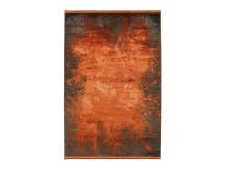 Alfombra 170x120cm, diseño E509E color terracota - Confort y elegancia para su interior