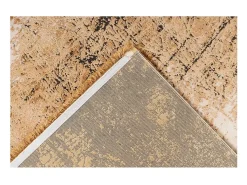 Alfombra 170x120cm, diseño E409E en color dorado - Confort y elegancia para su interior.