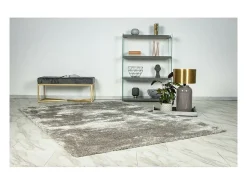 Alfombra 150x80cm, diseño G008R color plata - Confort y elegancia para su interior.