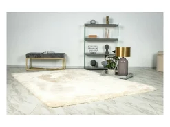 Best Meublorama Alfombra 150x80cm, diseño G008R color - Confort y elegancia para su interior Marfil