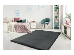 Meublorama Alfombra 230x160cm, diseño H008N color grafito - Confort y elegancia para su interior. Gris antracita