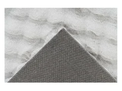 Alfombra 290x200cm, diseño H008Y color plata - Confort y elegancia para su interior.
