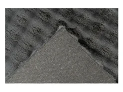 Hot Meublorama Alfombra 150x80cm, diseño H008Y color grafito - Confort y elegancia para su interior Gris antracita