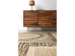 Best Alfombra yute lana y algodón 180 cm diam. Beige