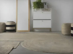 Clearance MIMÍ Alfombra yute natural FORMENTOR 210x150cm Beige