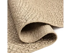 Online Clicnbuy Alfombra ZIZUR apariencia de yute interior exterior 240x340 cm Marru00f3n