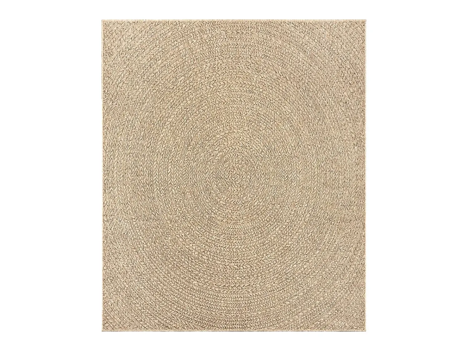 Online Clicnbuy Alfombra ZIZUR apariencia de yute interior exterior 240x340 cm Marru00f3n