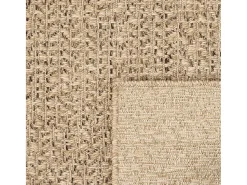 Online Clicnbuy Alfombra ZIZUR apariencia de yute interior exterior 240x340 cm Marru00f3n