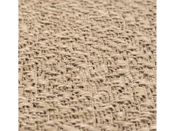 Online Clicnbuy Alfombra ZIZUR apariencia de yute interior exterior 240x340 cm Marru00f3n
