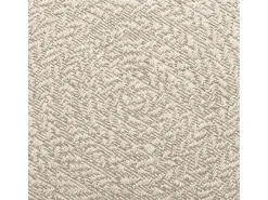 Hot Alfombra ZIZUR color crema 120x170 cm efecto yute interior y exterior Blanco