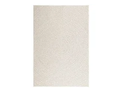 Hot Alfombra ZIZUR color crema 120x170 cm efecto yute interior y exterior Blanco