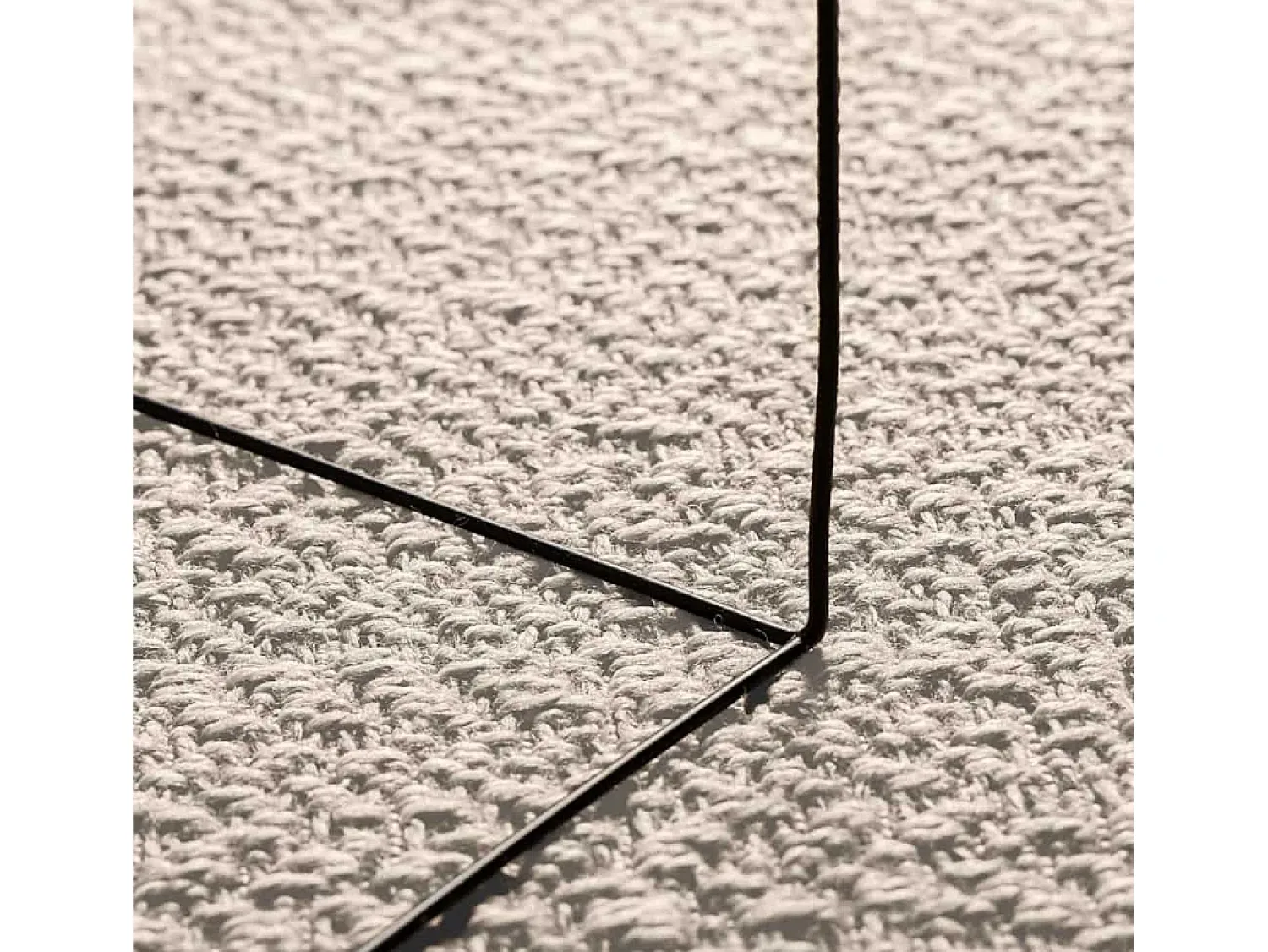 Sale Alfombra ZIZUR color crema 140x200 cm efecto yute interior y exterior Blanco