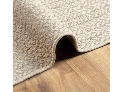 Sale Alfombra ZIZUR color crema 140x200 cm efecto yute interior y exterior Blanco