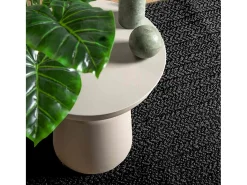 New Alfombra ZIZUR 200x290 cm aspecto yute interior exterior Gris