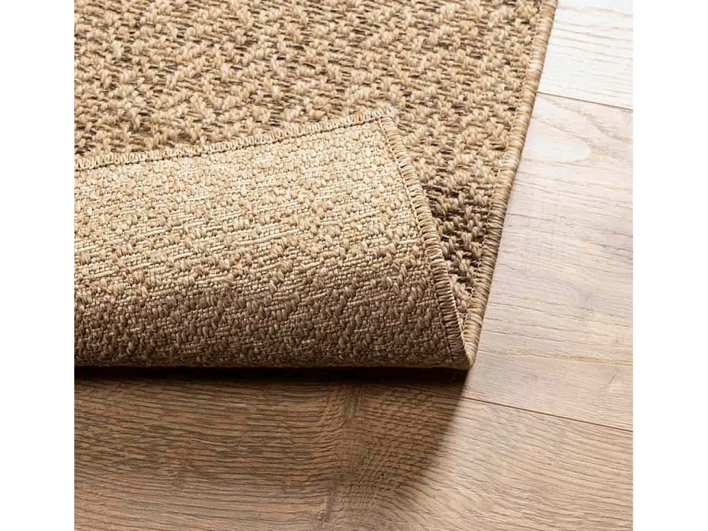 Alfombra ZIZUR 80x150 cm efecto yute para interior y exterior