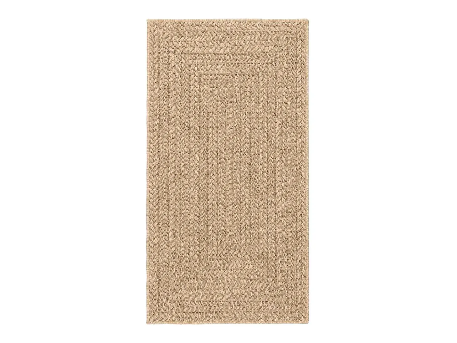 Alfombra ZIZUR 80x150 cm efecto yute para interior y exterior