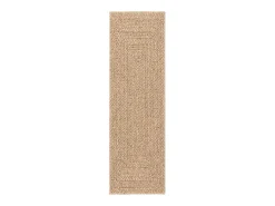 Best Alfombra ZIZUR 80x250 cm efecto yute para interior y exterior Marru00f3n