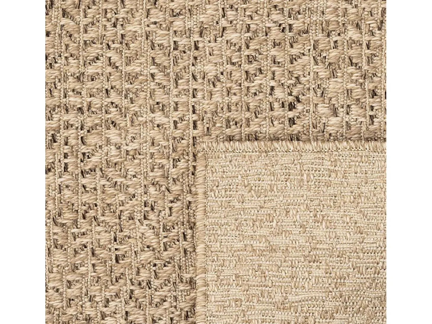 Alfombra ZIZUR 60x110 cm efecto yute para interior y exterior