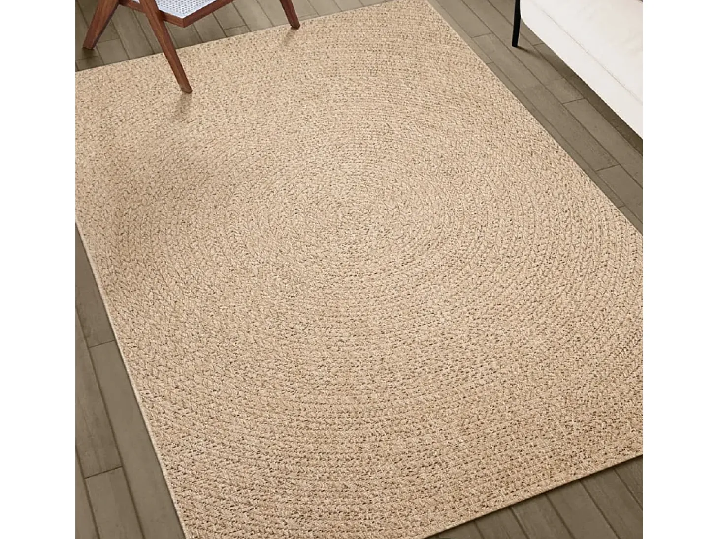 Alfombra ZIZUR 60x110 cm efecto yute para interior y exterior